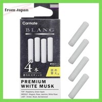 CARMATE Car Deodorant Air Freshener BLANG Airstick Cartridge Premium White Musk Air-con Replacement 2 pcs x 2 H1541