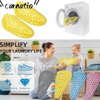 Carnatio 1 Cặp Túi Giặt Giày, Vỏ Giày Chống Biến Dạng Silicon, Máy Giặt Giày Bảo Vệ Nhiều Màu Chất Lượng Cao
