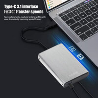 Caronvg Thiết bị lưu trữ tập tin an toàn Ổ cứng gắn ngoài bền bỉ Ultra Slim 6 / 8 / 10 / 12tb Ssd Ổ cứng gắn ngoài Usb 3.0 Truyền tốc độ cao cho người mua Đông Nam Á