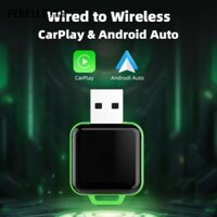 Carplay không dây 2 trong 1 AI Box Android Auto Plug And Play Bluetooth 5.0 5Ghz WIFI Áp dụng để chuyển đổi Carplay có dây sang không dây