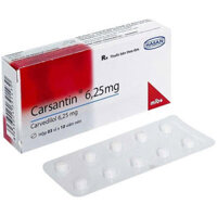 Carsantin 6.25mg điều trị tăng huyết áp vô căn