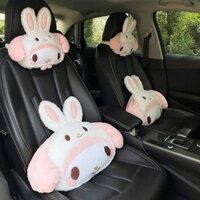 Cartoon Car Headrest Cute Melody Clow M Cinnamoroll Babycinnamoroll Car Pillow Lumbar Support Pillow Four Seasons Universal uiOY