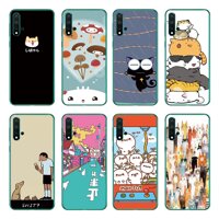 Cartoon Cat Life Back Cover For Huawei Honor 20 Pro /Honor 20S /Honor Play 3/ Nova 5TSoft TPU Case