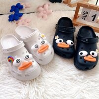 Cartoon duck heart mouth funny emoji shoe charms /sticker dép crocs( KHÔNG KÈM DÉP )Jibbitz, charm gắn sục/set sticker shoe charms