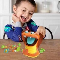 Cartoon Electric Rattlesnake Toys Decompression Snake Head Pop-up Board Games for Kids