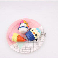 Cartoon Hanging Ornament Squishy With Key Ring Packaging Pendant ToyGift Decor Collection With Packaging