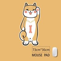 Cartoon Large Thicken Cat Mouse Pad Locking Edge Computer Mat Non-slip Rubber Extended Pad Waterproof Office Deskpad