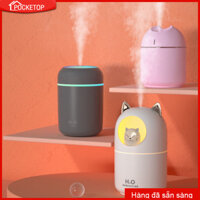 Cartoon LED Humidifier Máy Tạo độ ẩm Vật Nuôi Dễ Thương Usb Phun đèn Ngủ Tắt Tiếng Phòng Ngủ Hộ Gia đình Máy Lọc Không Khí Hương Liệu Nhỏ Office Home Humidifier