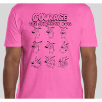 Cartoon Network Courage Áo thun chó hèn nhát