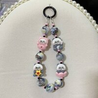 Cartoon Rake Teacher Mobile Phone Pendant Panda Mobile Phone Charm Trendy Handmade Beaded Cute CCD Camera Bag Bag Charm wJfK