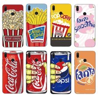 Cartoon TPU Case For Huawei Honor Play / Honor 10 Lite / Mate10 Lite / Nova 2i Popcorn Back Cover Soft Silicone Casing