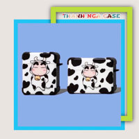 Case Airpod 1/2/Pro Hình Bò Sữa Cu Shin (kèm chuỗi như ảnh)