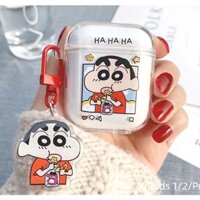 Case Airpods Kuxin hahaha kèm móc silicone – Airpod 1 2 3 Pro và Pro2