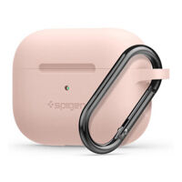 Case Airpods Pro Spigen Silicone Fit (Pink)