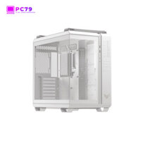 Case ASUS TUF Gaming GT502 Horizon White – Vỏ máy màu trắng cao cấp, kính cường lực, hỗ trợ radiator 360mm