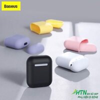Case bao đựng tai nghe airpod 1/2 Baseus siêu mỏng 0.8mm làm từ silicon cao cấp hiệu Baseus Ultra Thin – Hàng chính hãng