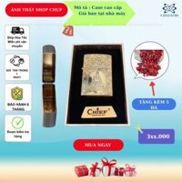 Case chief quan âm , tặng 5 đá zippo,đẹp, giá rẻ (YQUANAM)  Chất liệu Đồng Thau ,Mẫu Đa Dạng(Không Bao Gồm Nhiên Liệu)