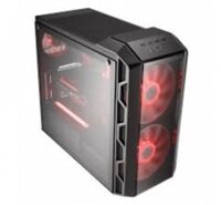 CASE COOLER MASTER H500 (Iron Grey) kính cường lực bên hông lưới / mica phía trước