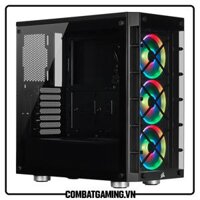 Case Corsair 465X TG RGB (Kèm 3 Fan Corsair LL120 Rgb) (Đen - Trắng)