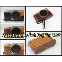 Case da cho máy ảnh Fujifilm XA7- Chất liệu da PU ( SP không kèm dây đeo )