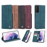 Case for Samsung Galaxy S21 Ultra 5G / S21+ 5G / S21 FE 5G /S21 5G Ốp Điện Thoại Bằng Da Dành Cho