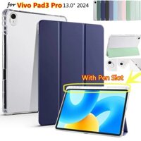 Case For Vivo Pad3 Pro 13 inch 2024 13" vivo Pad 3 Pro Pad 3Pro vivo Pad3Pro With Pen Slot Silicone transparent case