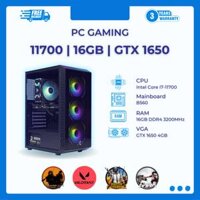 Case gaming main ASUS Tuf Gaming B560M Plus, CPU Core I7-11700, SSD 120GB, VGA GTX 1650 4GB