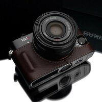 Case Gariz Sony RX1RII- Nâu/đen/đỏ