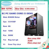 Case i3 9100F chiến max setting các game Hot như PUBG, CSGO, GTA5, FO4,