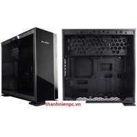 Case in-win 305 black - full side tempered glass mid-tower (bh fan 12t)