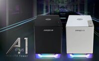 Case InWin A1 Plus QI Charger - Full Side Tempered Glass Mini ITX