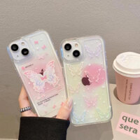 CASE iPhone TRONG VIỀN DẺO NÚT NỔI HOẠ TIẾT XINH