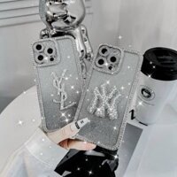 Case iphone viền đá bling chanel, dior, gucci đá sang chảnh