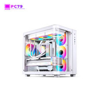 Case Jonsbo TK-3 White – Vỏ máy ATX thép kính trắng, hỗ trợ VGA lên đến 420mm