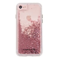 Case-Mate - iPhone 7 Case - Waterfall - Cascading Liquid Glitter - for iPhone 7 / 6s / 6 - Rose Gold