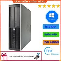 Case máy tính để bàn HP Compaq 6300 SFF CPU i5-3470 Ram 8GB SSD 240GB Tặng USB thu Wifi, Bảo hành 12 tháng
