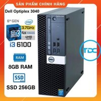 Case máy tính Dell Optiplex 7040 SFF core i3 6100 ram 8Gb SSD 256Gb. quà Tặng. Bảo hành 12 tháng. Hàng Nhập Khẩu