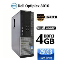 Case máy tính DELL Optiplex 3010 intel G2020, ram 8GB, ổ cứng HDD 500GB, HDMI, DVD. Tặng usb thu wifi. Hàng Nhập Khẩu.