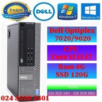 Case Máy Tính Đồng Bộ - Bộ Máy Tính Bàn - Dell Optiplex 7020/9020 - TẶNG USB WIFI - Bảo Hành 24 Tháng