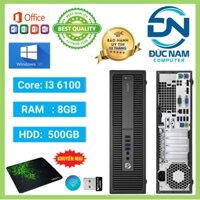 CASE MÁY TÍNH ĐỒNG BỘ-ĐỂ BÀN HP 600 G2 (I3 6100 - Ram 8GB - HDD 500GB ) HÀNG NHẬP KHÂỦ-TẶNG USB Thu Wifi và Bàn Di CHUỘT