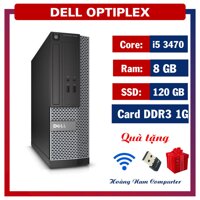 Case Máy Tính Đồng Bộ Dell I5 ⚡️Freeship⚡️ PC Văn Phòng - Dell Optiplex 3010 (i5 3470/Ram 8G/SSD120GB) - Tặng USB Wifi