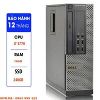 Case máy tính đồng bộ DELL Optiplex 7010 SFF Core i7 3770 | i5 | i3 | RAM 16GB | SSD 240GB - SSD 120GB. Bảo hành 12T