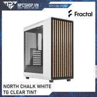 CASE MÁY TÍNH FRACTAL DESIGN NORTH CHALK WHITE TG CLEAR TINT (MẶT KÍNH CƯỜNG LỰC)