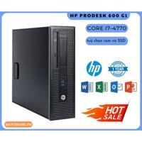 Case Máy Tính HP ProDesk 600 G1 core i7 - 4770 ,Tùy chọn cấu hình, Bảo Hành 12 Tháng toàn bộ máy, Hàng Nhập Khẩu