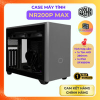 Case mini có sẵn nguồn SFXV850W + tản AIO 280mm CoolerMaster NR200P MAX |Hàng chính hãng|BH1 năm
