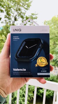 Case Ốp Apple Watch UNIQ Valencia 4041mm dành cho Apple Watch Series 4,5,6,7, SE- Hàng chính hãng - Xanh dương