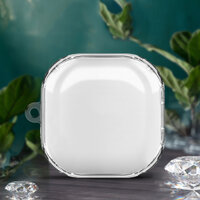 Case ốp cho Samsung Galaxy Buds 2 Pro Buds 2 Buds Pro Buds Live TPU Kai Trong Suốt Animal Kèm Móc Treo Hàng Chính Hãng - Trong Suốt