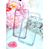 Case Ốp điện thoại iPhone Trong viền dẻo màu iPhone 11/12/13/14/Plus/Pro/Promax