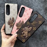 Case ốp lưng Samsung Z fold 3 / Zfold 4 hình chó nâu siêu dễ thương