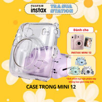 Case Ốp Nhựa Trong bảo vệ máy chụp ảnh lấy liền Instax Mini 12/ Mini 11 - chống trầy, chống va đập